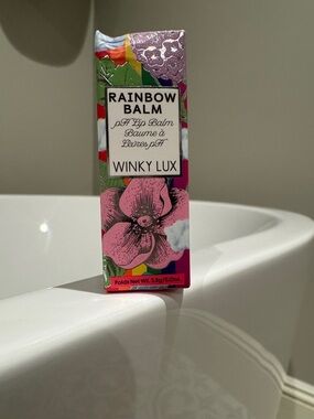 WINKY LUX Rainbow Balm Lip Balm - Pink, Green, Purple Accents